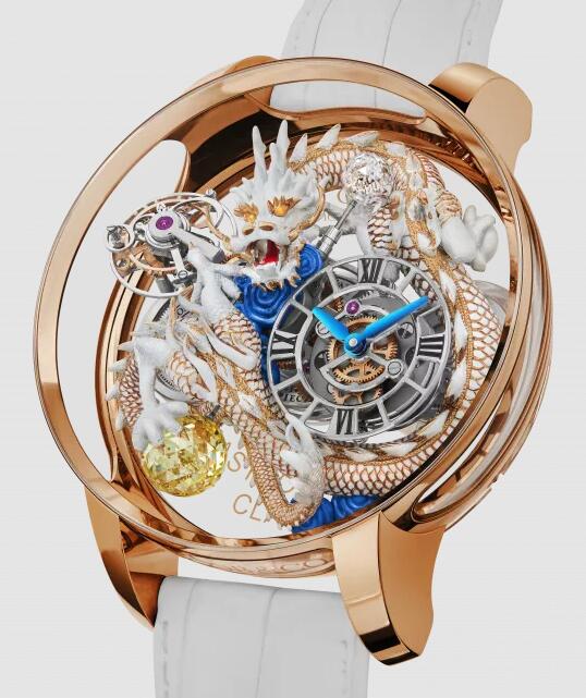 Jacob & Co ASTRONOMIA CLARITY WHITE DRAGON Replica watch AT120.40.DR.UA.BBALA